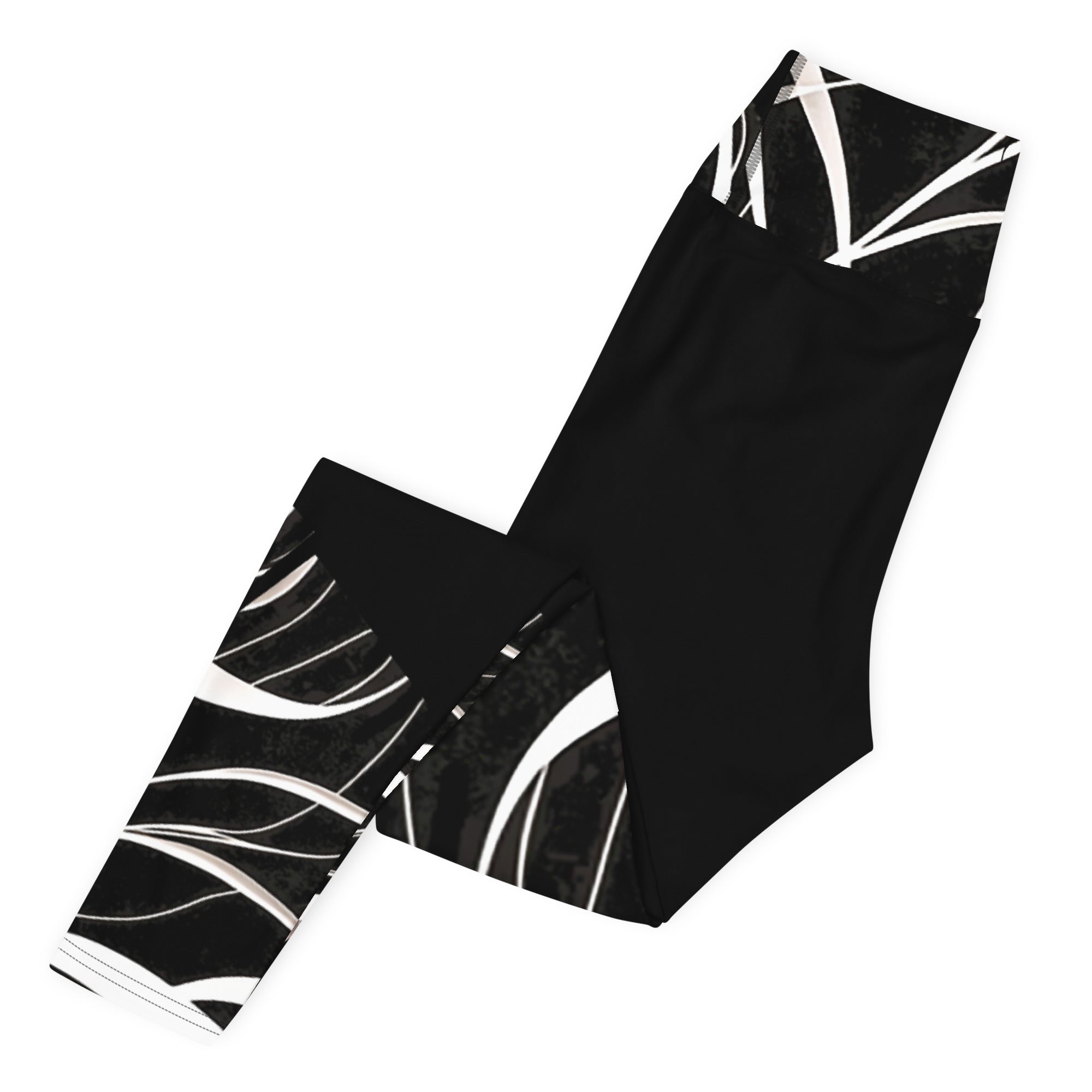Unique Look Leggings. Gym or Yoga Pants. Abstract Modern Art Streetwear by WickedYo.